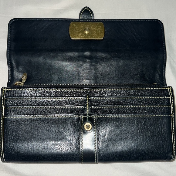 Authentic Louis Vuitton Suhali Le Favori Wallet Blackk Leather Gold Snap Large - Picture 9 of 16